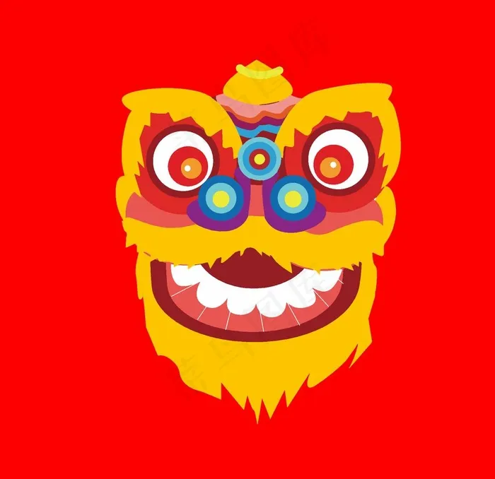 矢量狮子图片ai矢量模版下载