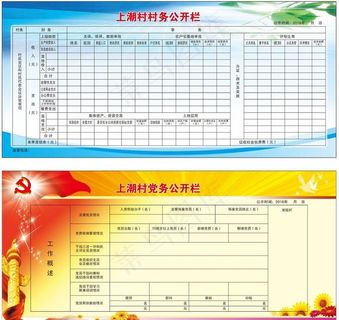 村务公开栏图片