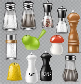 调味瓶矢量素材图片