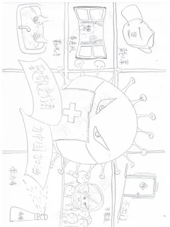 防疫手抄报图片
