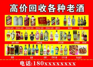 高价回收老酒图片