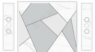 北欧欧式几何背景墙图片