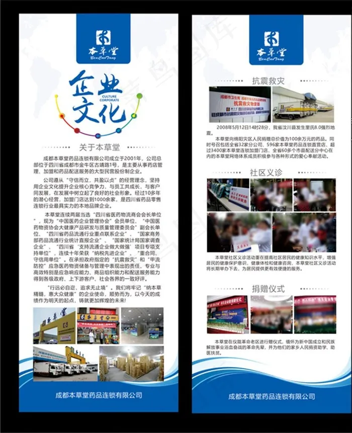 药房展架图片cdr矢量模版下载