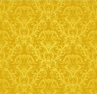欧式黄色高档花纹背景图片
