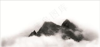 高山云雾图片