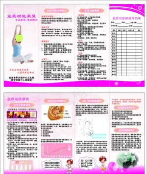 盘底功能康复 4折页图片