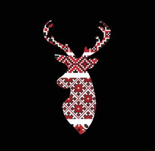 圣诞节 麋鹿 创意设计 矢量素图片