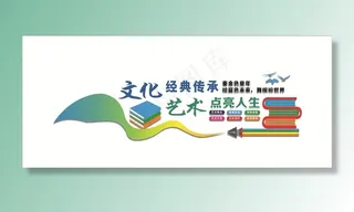 文化经典文化墙图片