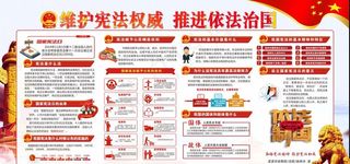 维护宪法权威  推进依法治国图片