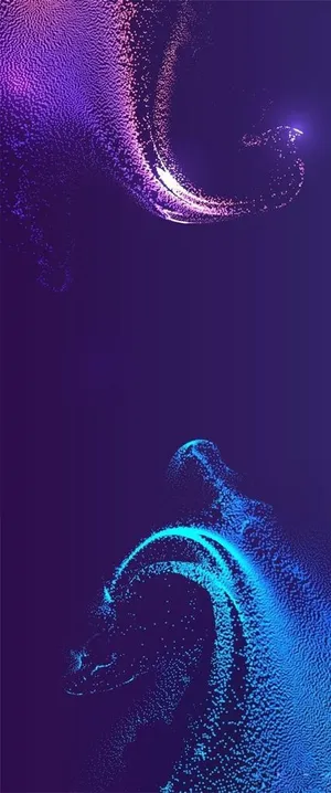 时尚 渐变光效 紫色梦幻 粒子图片