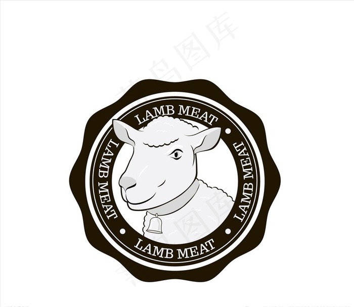 羊肉印章图片