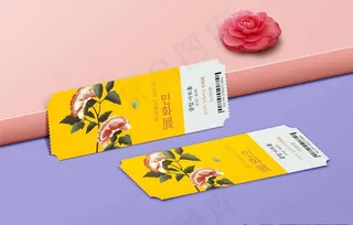 优惠券样机图片