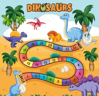 卡通恐龙背景图片