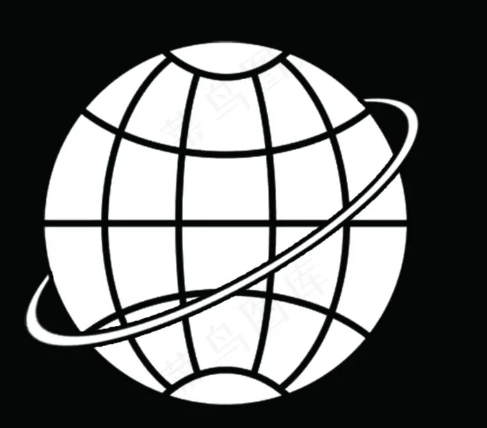 地球标志图片psd模版下载