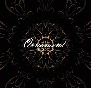 黑金花纹图片