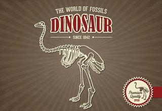 恐龙骨架图片
