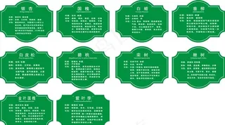 植物名牌图片