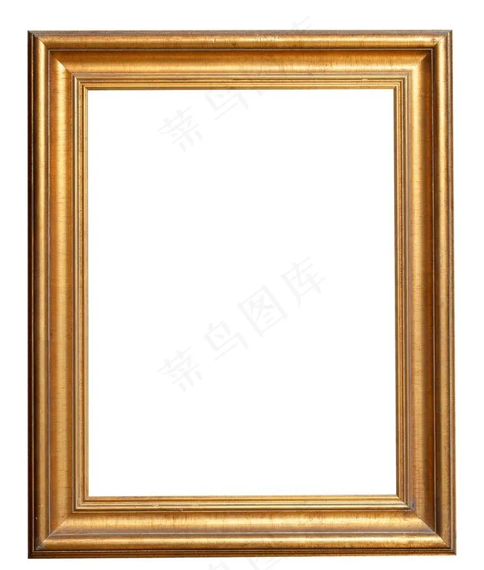 金色相框图片psd模版下载