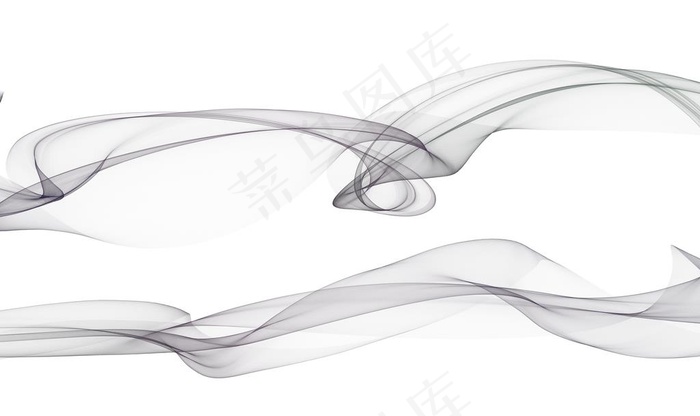 手绘抽象彩色烟雾线条图片