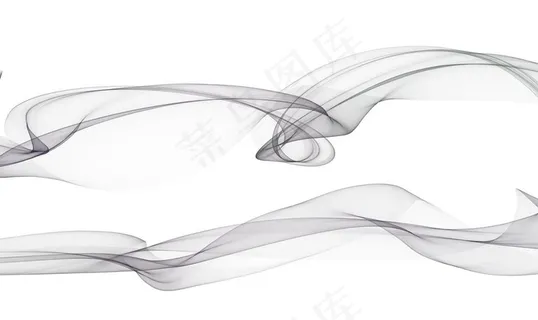 手绘抽象彩色烟雾线条图片