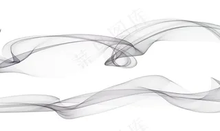 手绘抽象彩色烟雾线条图片