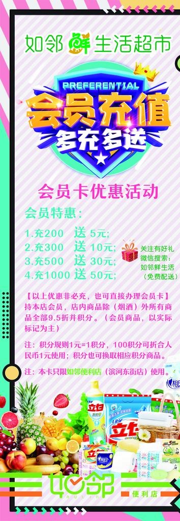超市展架图片(3071X8138(DPI:130))psd模版下载
