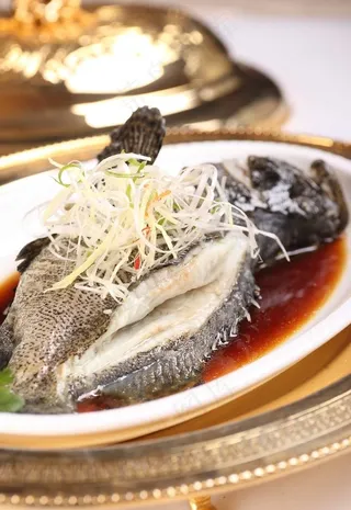 清蒸老虎斑图片