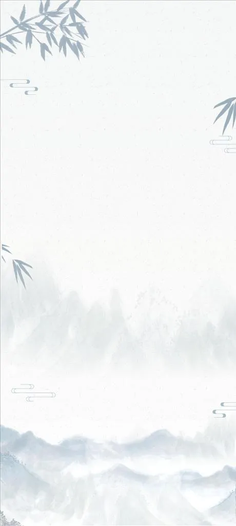 古风易拉宝背景图片cdr矢量模版下载