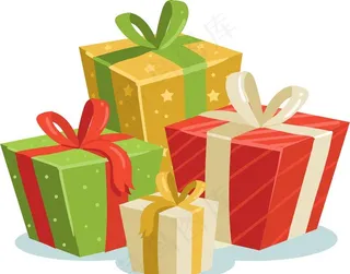 礼品堆图片
