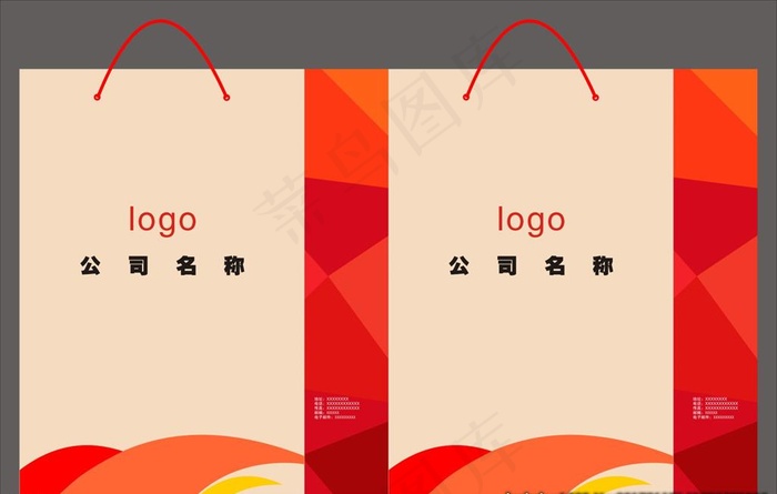 手提袋图片cdr矢量模版下载