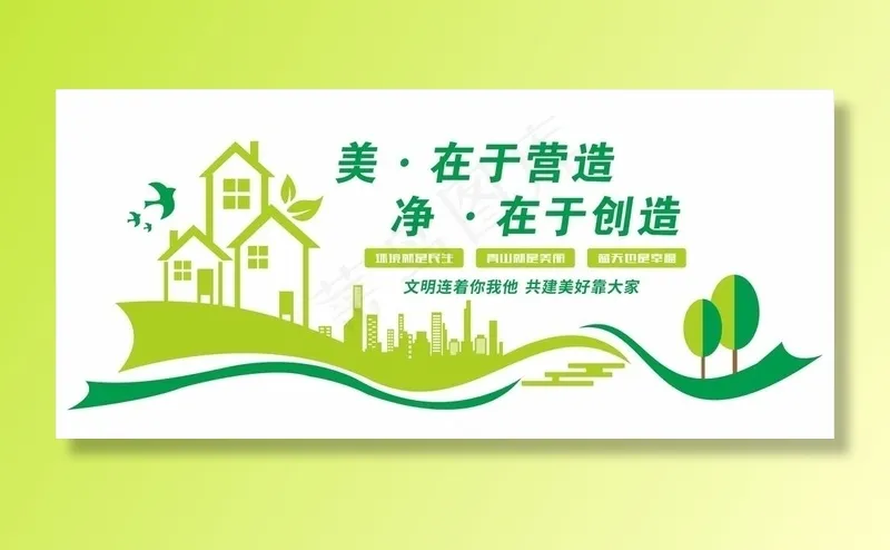 文明城市文化墙图片cdr矢量模版下载