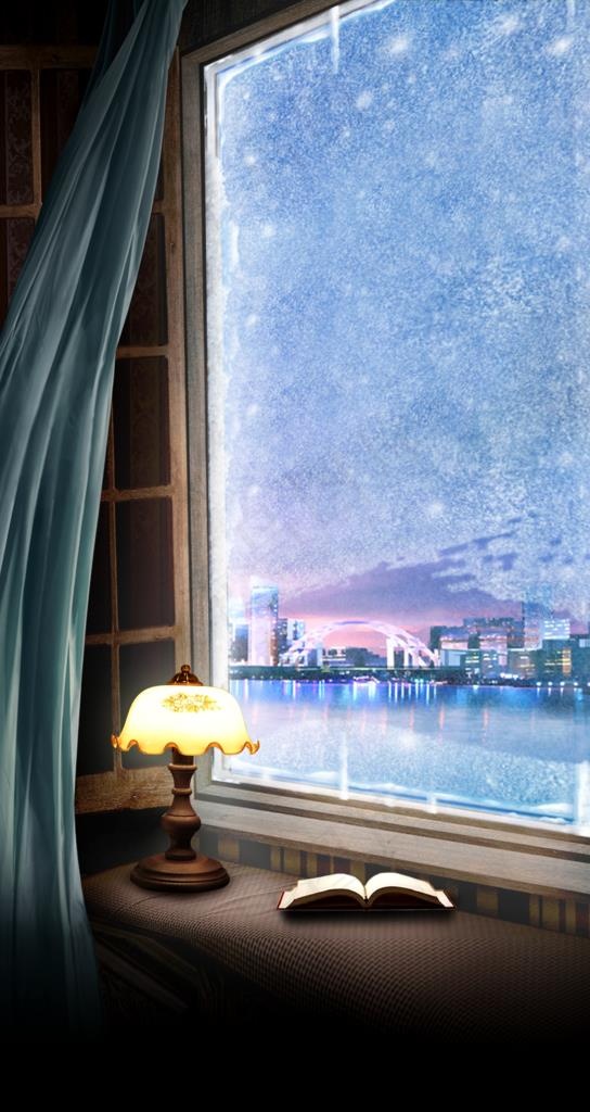创意雪景图片(1080X1920(DPI:300))psd模版下载