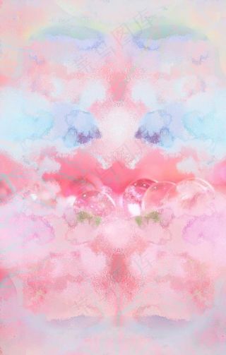 水彩晕染图片