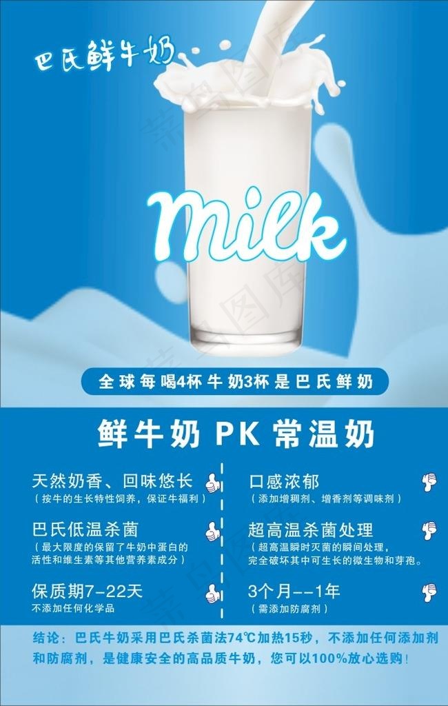 巴氏鲜奶图片cdr矢量模版下载