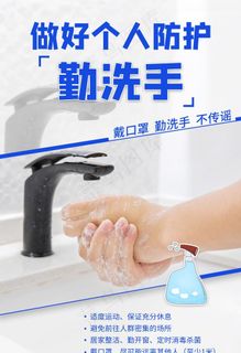 勤洗手图片