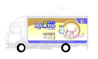 婴舒宝车身广告图片