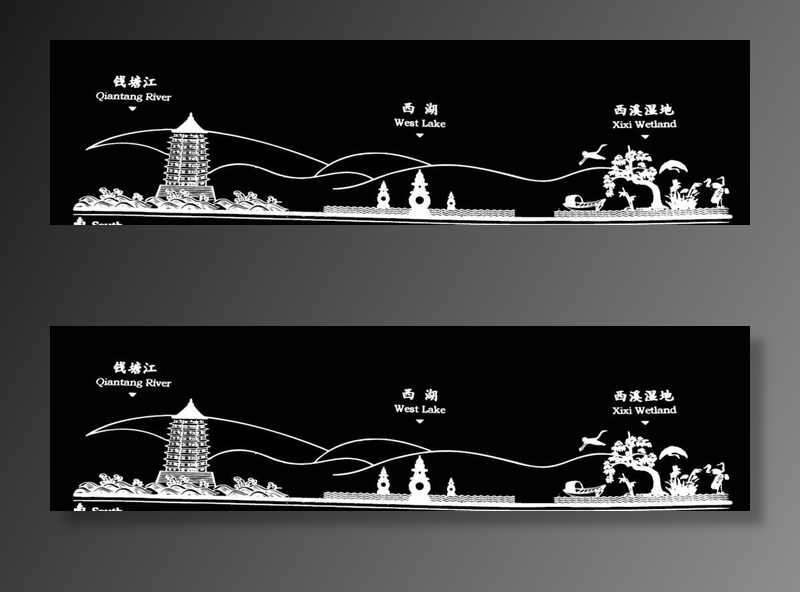 钱塘江图片ai矢量模版下载