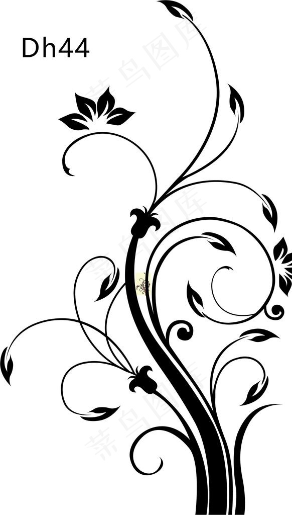 单花矢量图素材图片