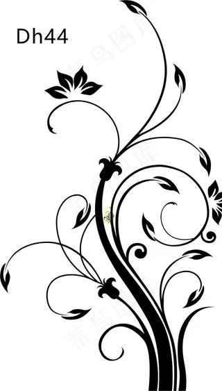 单花矢量图素材图片