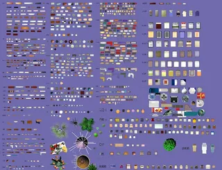 室内设计后期处理素材图片