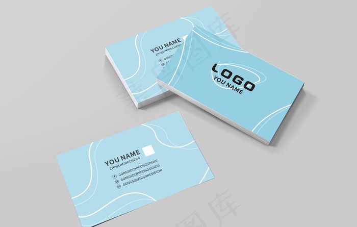 简约名片图片cdr矢量模版下载