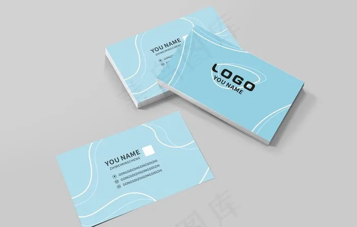 简约名片图片cdr矢量模版下载
