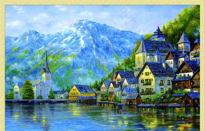 油画 风景图片