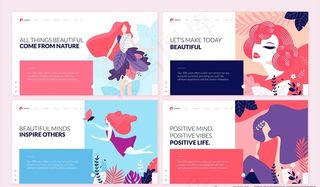 扁平人物插画图片