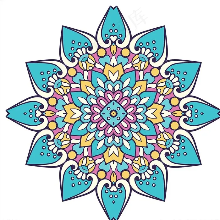 矢量花纹图片eps,ai矢量模版下载