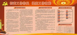 党政展板 党政宣传栏图片