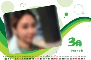 色彩世界2021年台历模板图片