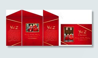 红色主题婚礼图片