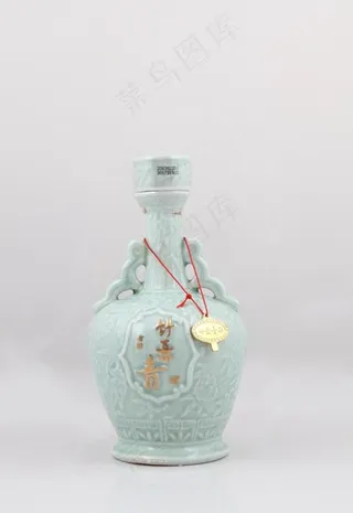 瓷瓶竹叶青图片