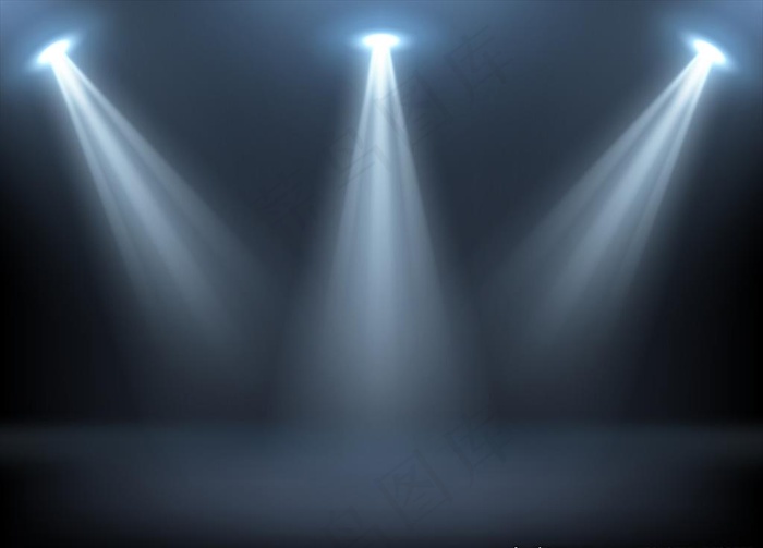 聚光灯舞台图片